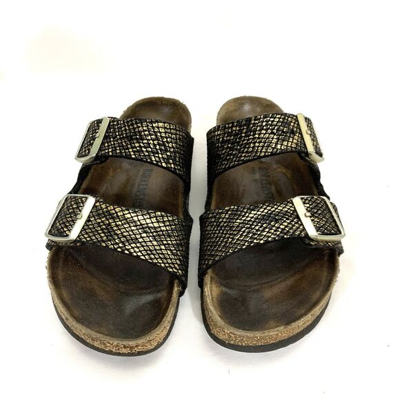 BIRKENSTOCK Arizona Birko-Flor Shiny Python Sandals Women’s Size 40 (US 9-9.5) - Picture 7 of 16